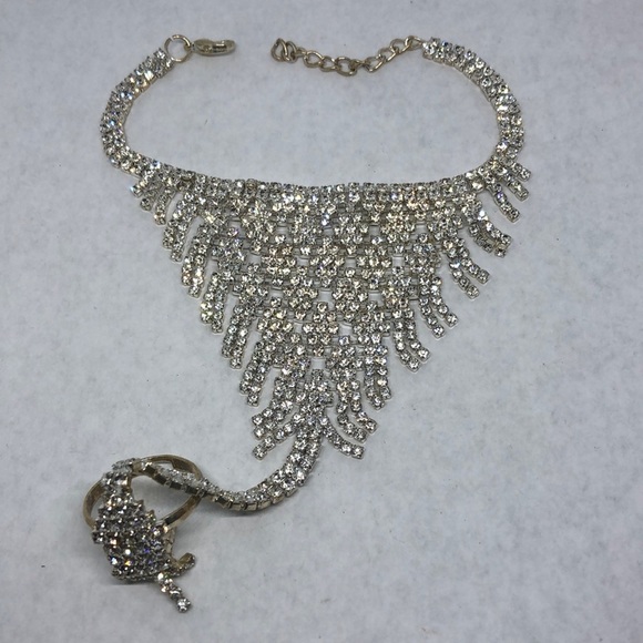 RETRO style ring bracelet jewelry statement piece - Picture 1 of 4